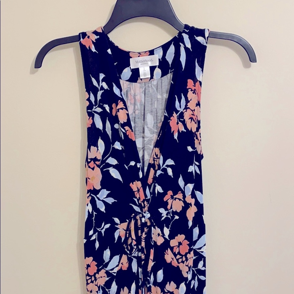 Maternity/Nursing Long Floral Dress